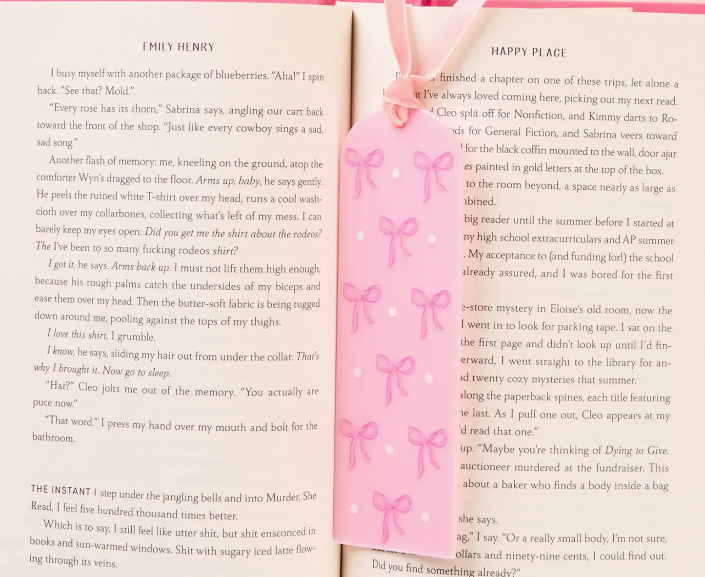 Preorder: Acrylic Bookmark Bows