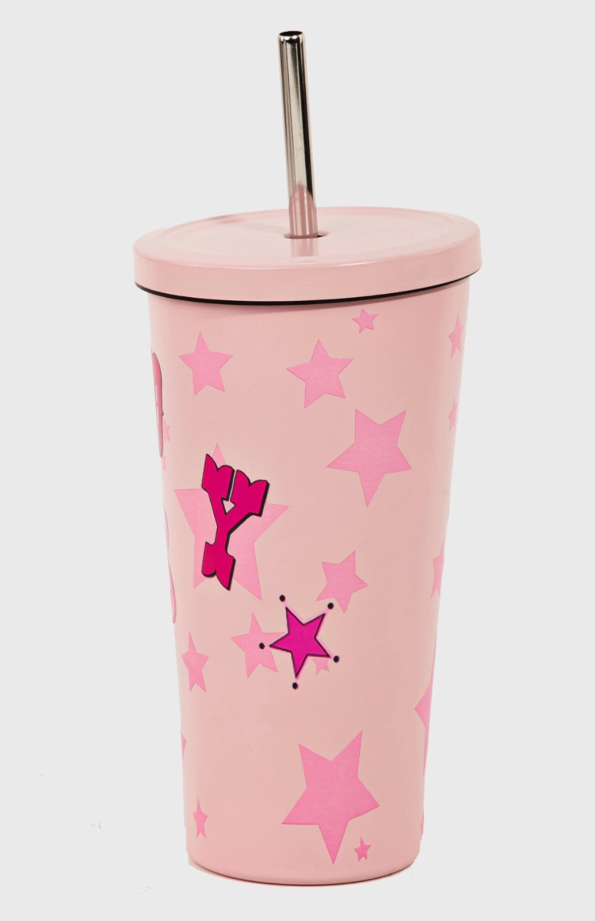 Stainless Steel Pink Howdy Cowgirl Tumbler